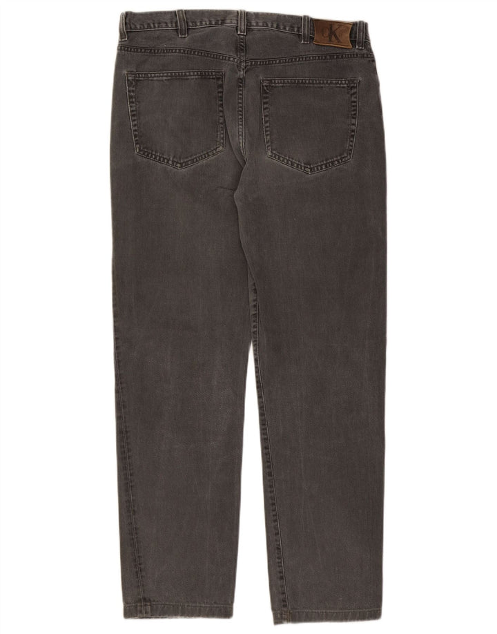 Vaqueros rectos Calvin Klein para hombre W34 L30 Gris