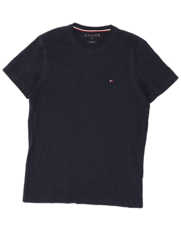 Camiseta Tommy Hilfiger Hombre Top Medium Azul Marino Algodón