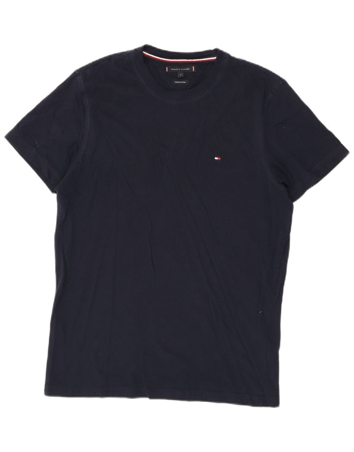 Camiseta Tommy Hilfiger Hombre Top Medium Azul Marino Algodón