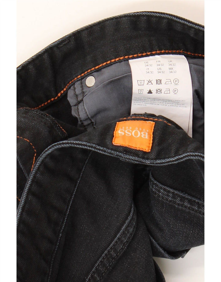 Vaqueros Hugo Boss Hombre Slim W34 L32 Algodón Negro