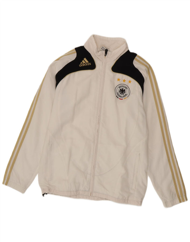 Adidas - Chaqueta de chándal para hombre, talla 38/40, color blanco