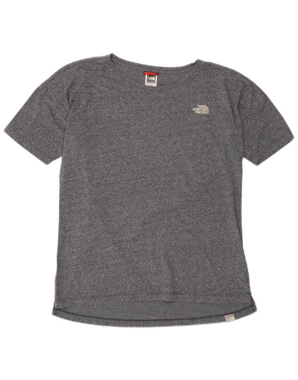 The North Face Camiseta para mujer Top UK 44 Algodón moteado azul marino mediano