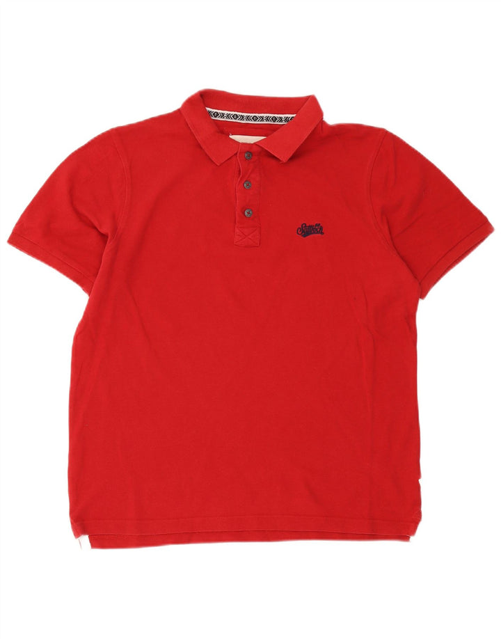 Polo Saltrock Hombre Algodón Rojo Medio