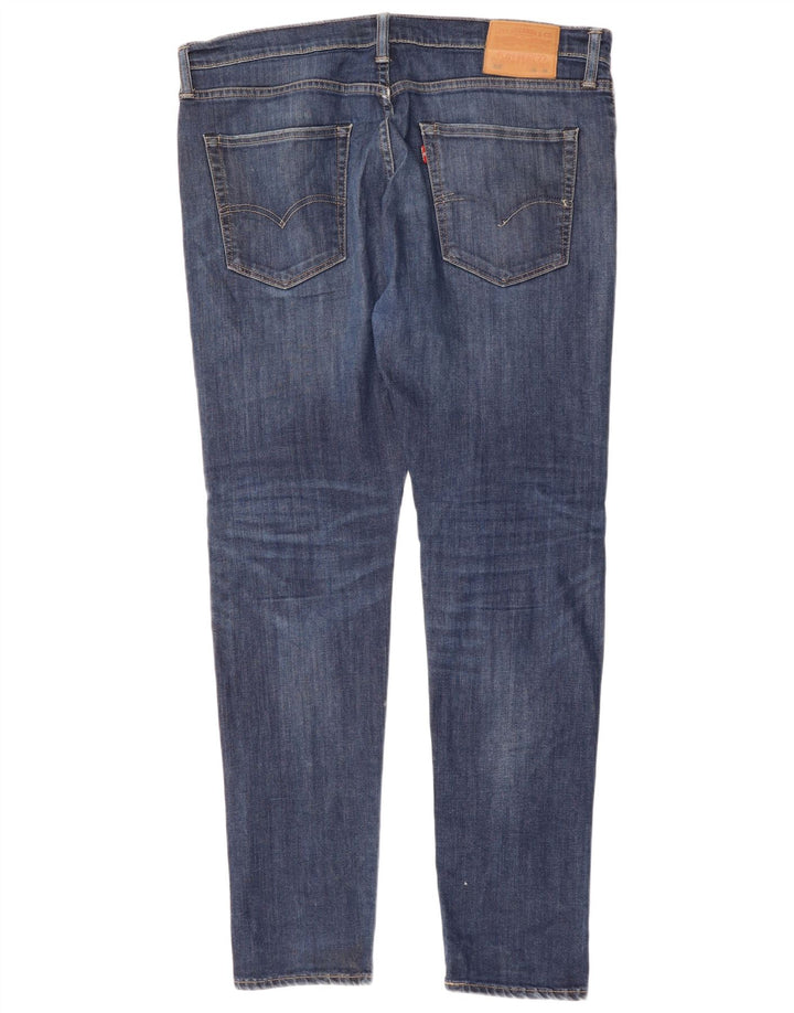 Levi's Hombre 512 Slim Tapered Jeans W36 L34 Algodón Azul Marino
