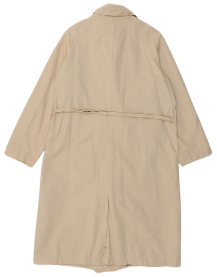 Zara Mujer Gabardina UK 44 Algodón Beige Medio