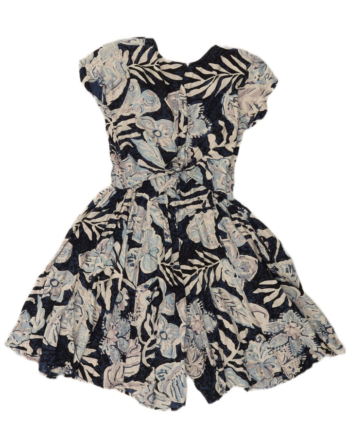 MISS JOY Mono corto para mujer EU 38 XS Azul Floral