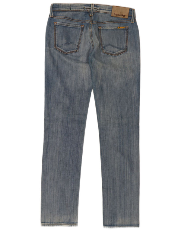 Meltin' Pot Mendel Slim Jeans para mujer W26 L32 Algodón azul