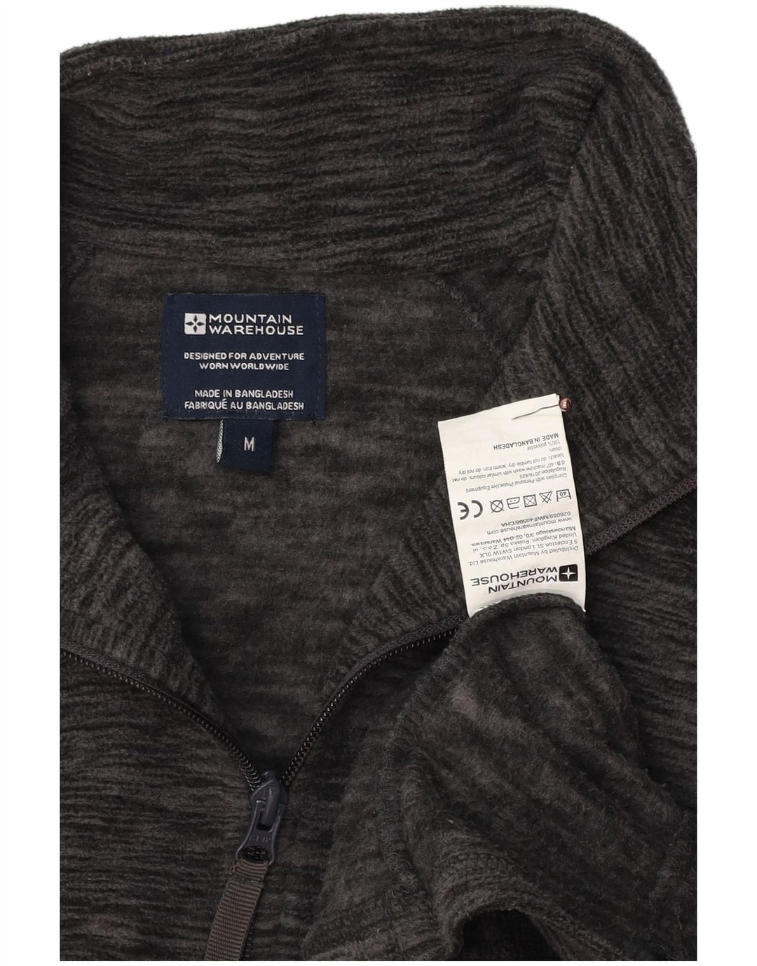 MOUNTAIN WAREHOUSE Chaqueta polar para hombre ES 38 Poliéster gris medio