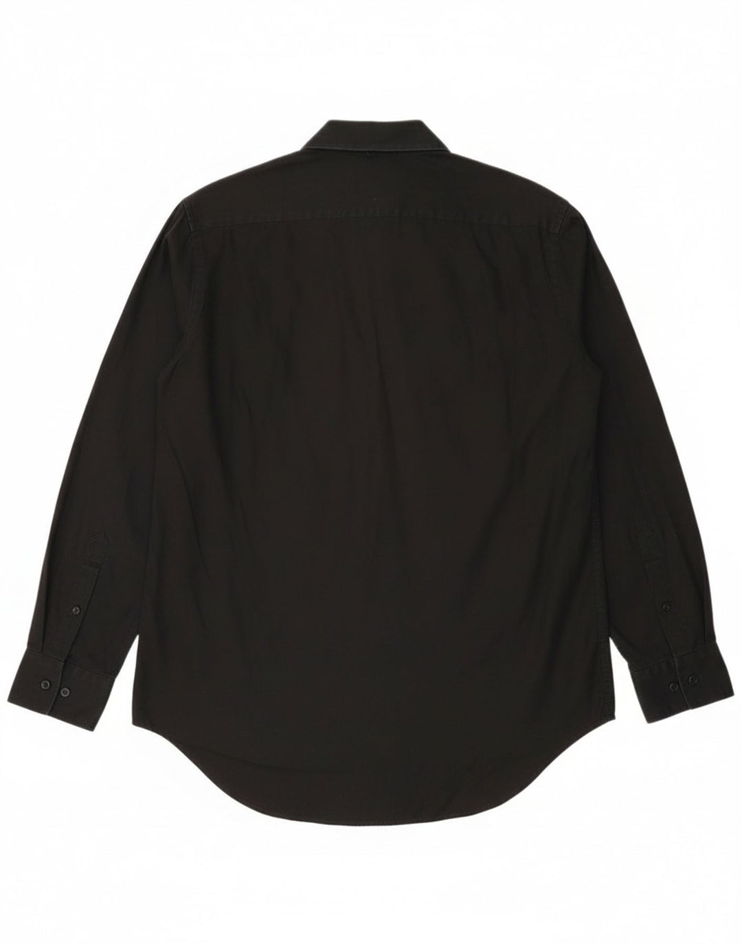 Calvin Klein Camisa NO HIERRO para hombre Talla 16 1/2 Grande Raya negra