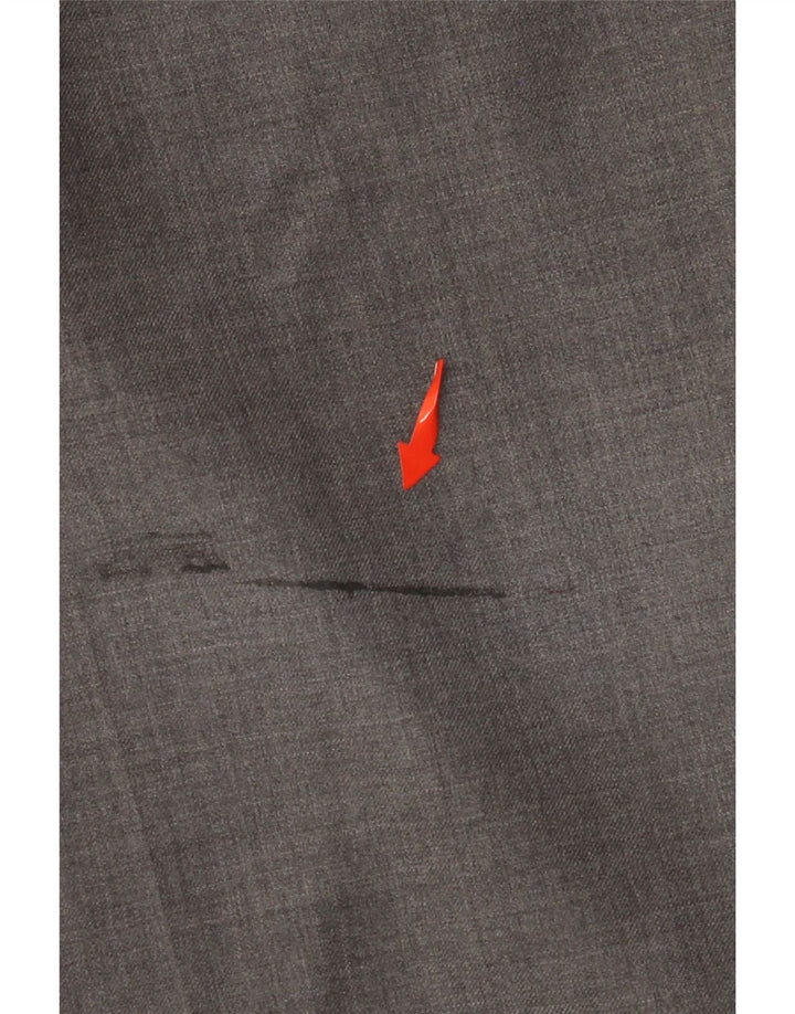 NAUTICA Pantalón de traje con pinzas para hombre W38 L32 Lana gris