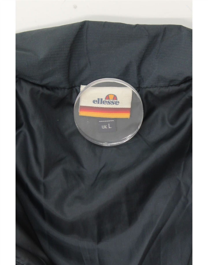 ELLESSE Chaqueta acolchada para mujer UK 46 Grande Poliéster azul marino