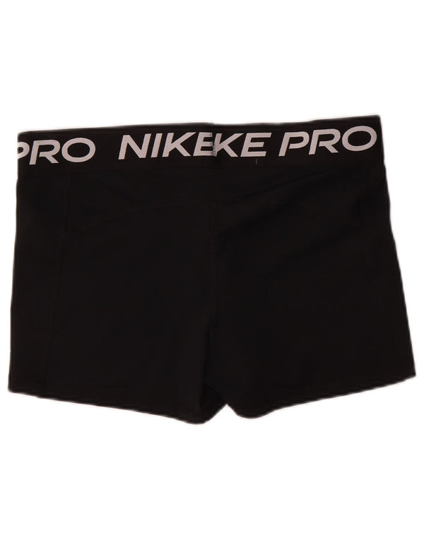 Nike Dri Fit Graphic - Pantalones cortos deportivos para mujer, talla 40, XL, poliéster negro