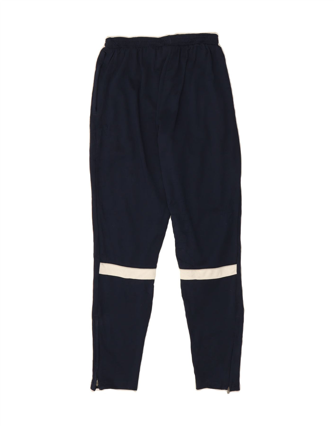 NIKE Womens Tracksuit Trousers UK 14 Medium  Navy Blue Colourblock Vintage Nike and Second-Hand Nike from Messina Hembry 