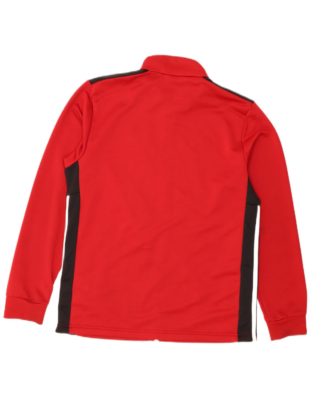 Adidas Hombre Chándal Top Chaqueta Grande Rojo Colorblock Poliéster