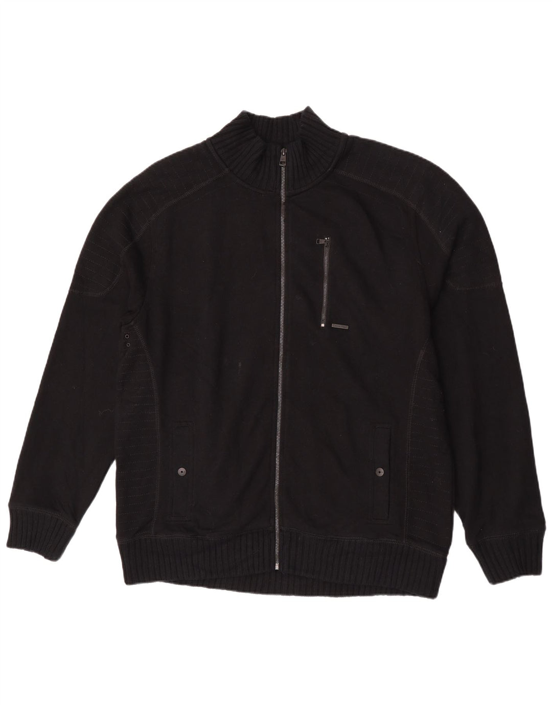 Calvin Klein Hombre Chándal Top Chaqueta XL Algodón Azul