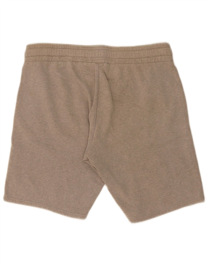 Superdry Shorts deportivos con estampado gráfico de algodón moteado en gris medio para hombre