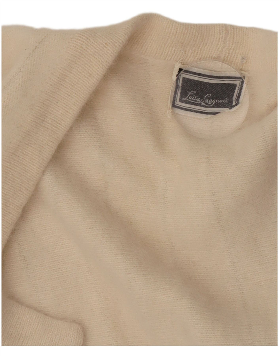 Luisa Spagnoli Jersey Bolero Abierto para Mujer UK 40 Medio Beige