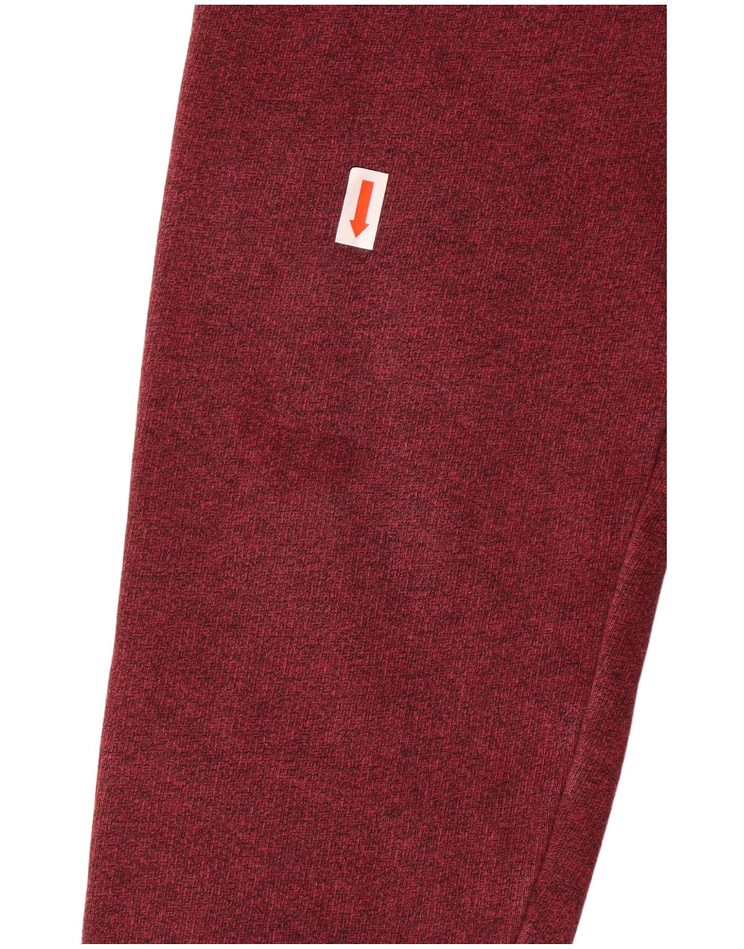 JACK WILLS Jersey con capucha gráfico para hombre pequeño de algodón moteado en color burdeos