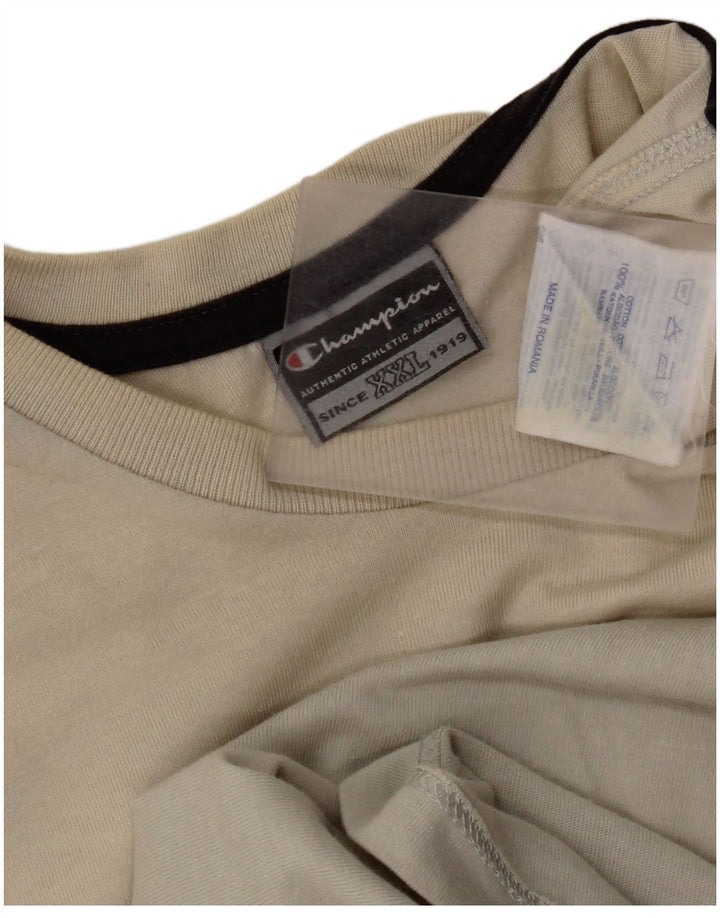 Champion Camiseta gráfica para hombre Top 2XL Algodón gris