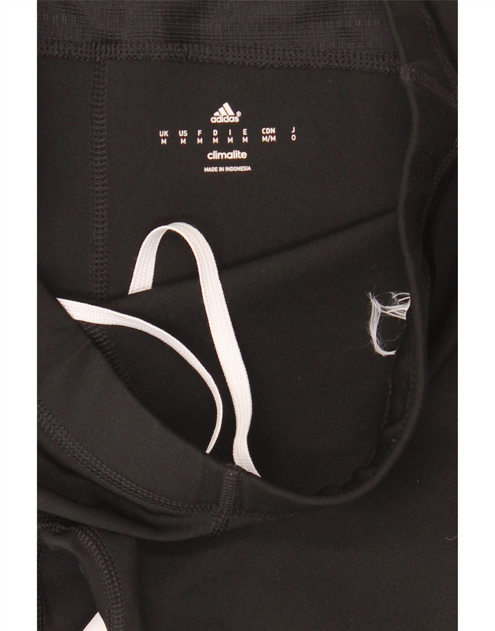 Adidas - Pantalones cortos deportivos Climalite para mujer, talla 12, color negro