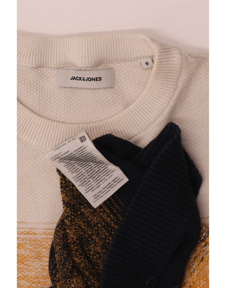 Jack & Jones Hombre Jersey De Cuello Redondo Jersey Small Multicolor Rayas