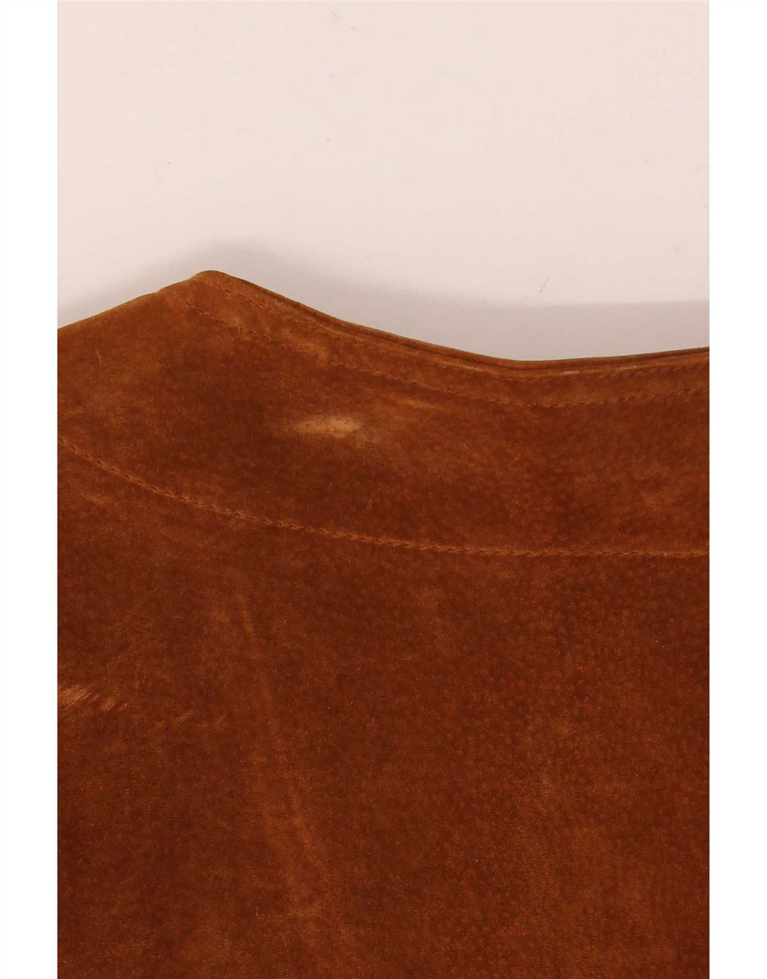 Chaleco de ante para hombre Front Line UK 48 2XL Cuero marrón