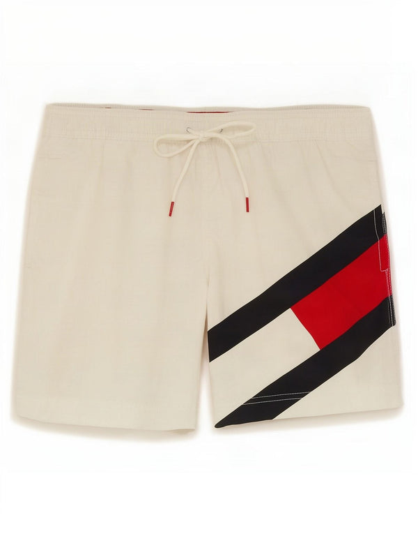 Tommy Hilfiger Bañador Slim Fit para Hombre Blanco Pequeño Colorblock