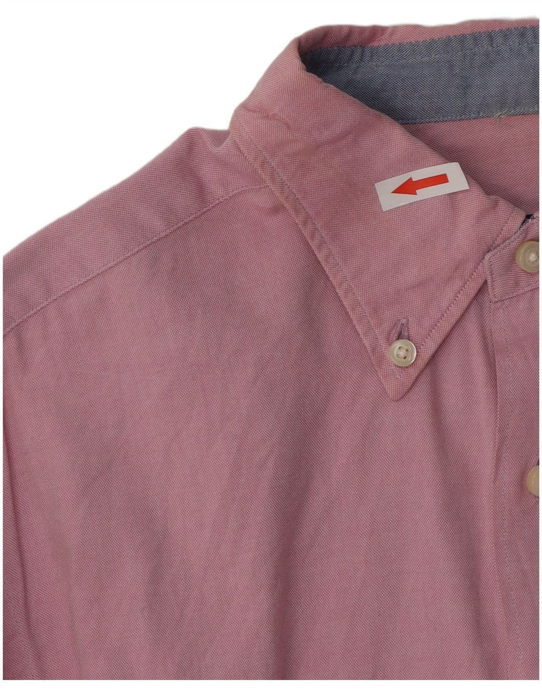 MASSIMO DUTTI Camisa Hombre Grande Rosa Algodón