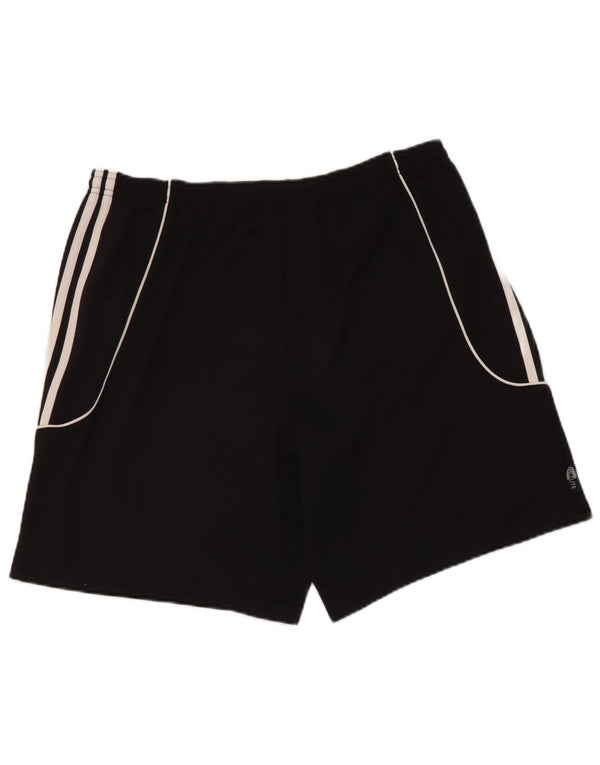 Adidas Mens Climalite Sport Shorts Grande Negro Poliéster