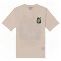 Jack & Jones Hombre Camiseta Gráfica Top Medium Blanco Algodón