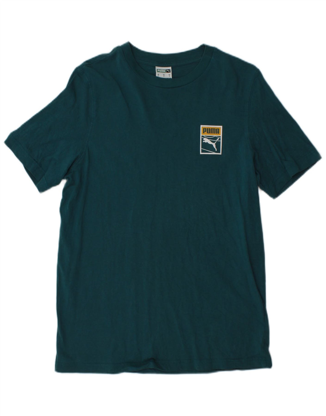 PUMA Camiseta gráfica para hombre Top Algodón verde medio