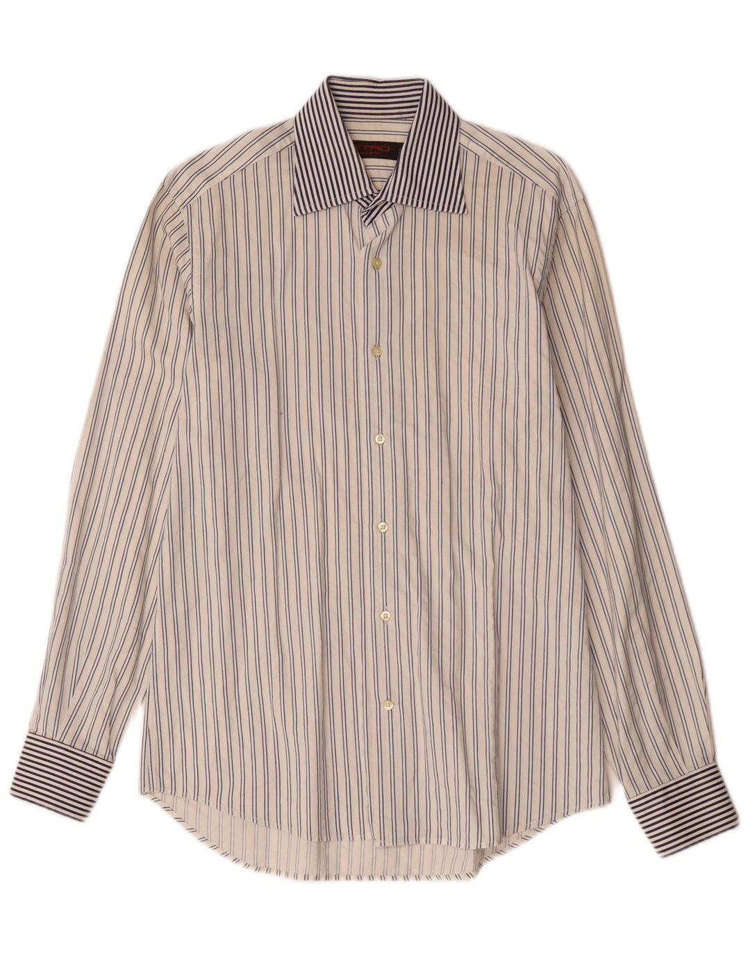 Camisa Etro Hombre Talla 39 Mediana Rayas Blancas