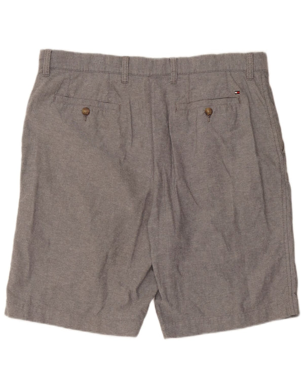 Tommy Hilfiger Pantalones cortos chinos para hombre W36 Algodón gris grande