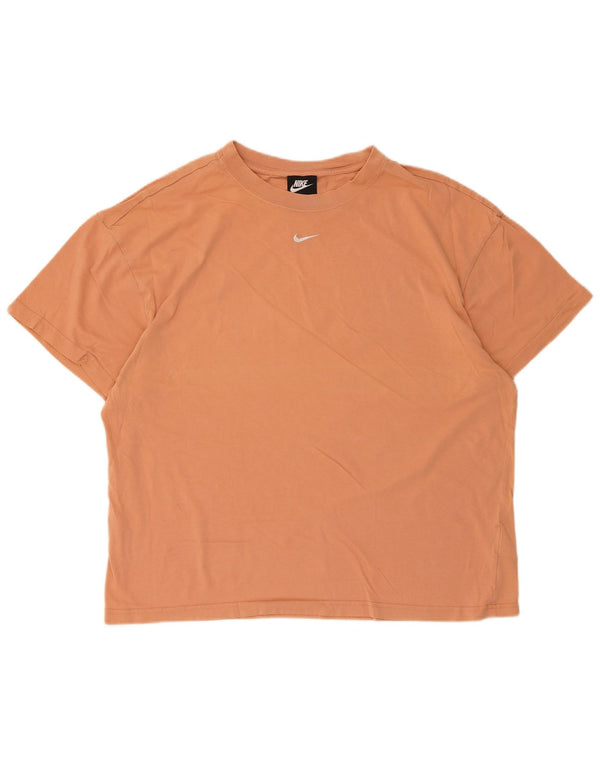Nike - Camiseta holgada para hombre, talla pequeña, algodón rosa