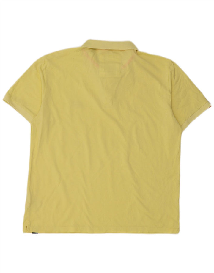 Superdry Polo Hombre 2XL Algodón Amarillo