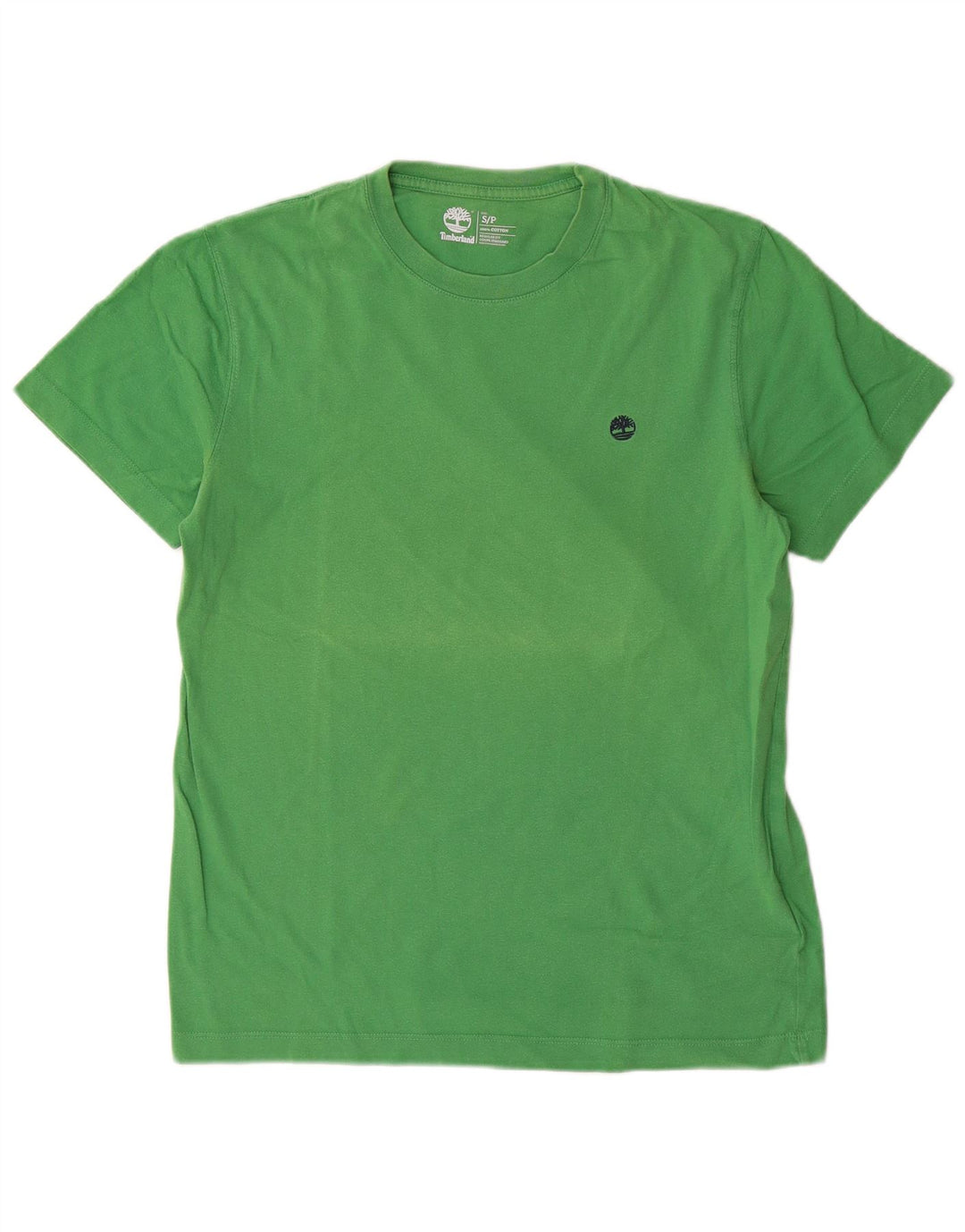 Timberland Camiseta Regular Fit para Hombre Top Pequeño Algodón Verde