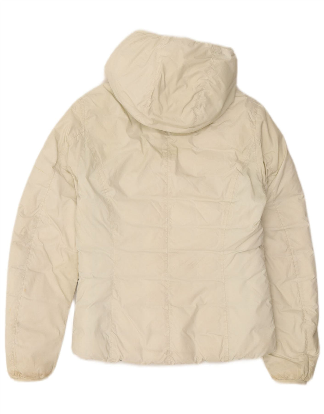 K-Way Chaqueta Acolchada Reversible Con Capucha Niña 11-12 Años Blanco Roto Poliamida