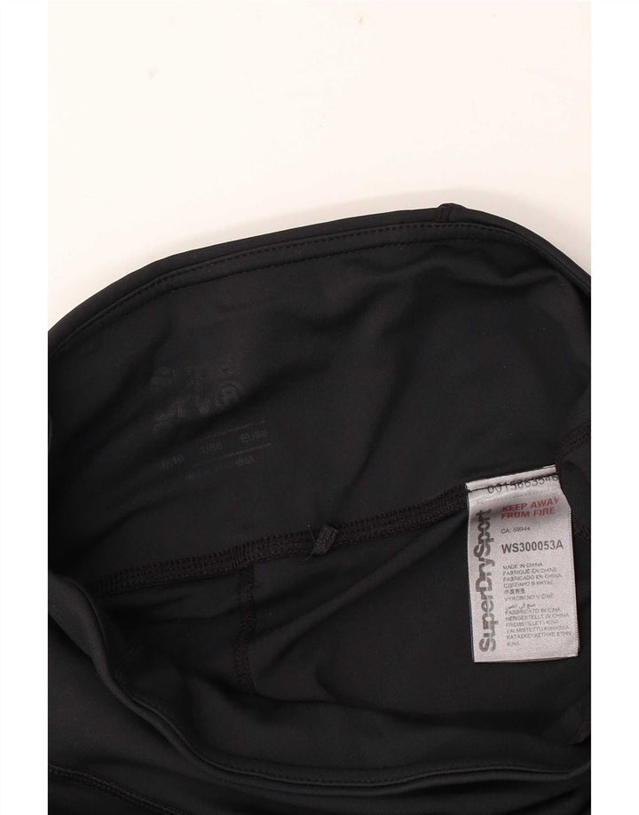 Superdry Leggings Gráficos Para Mujer UK 40 Small Poliéster Negro