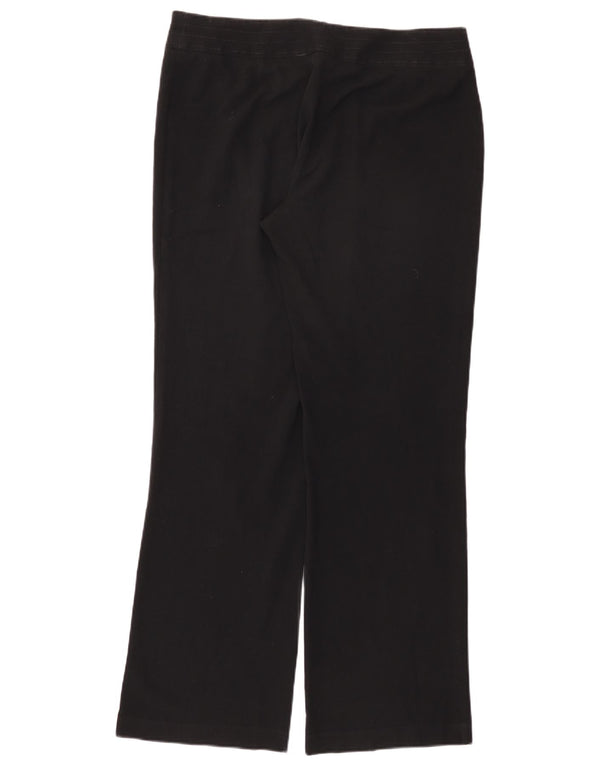 Marks & Spencer Pantalones Casuales de Corte Suelto para Mujer UK 40 Large W36 L33 Negro