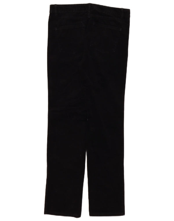 Marks & Spencer Pantalones de pana de cintura alta para mujer UK 12 Medium W32 L30 Bl