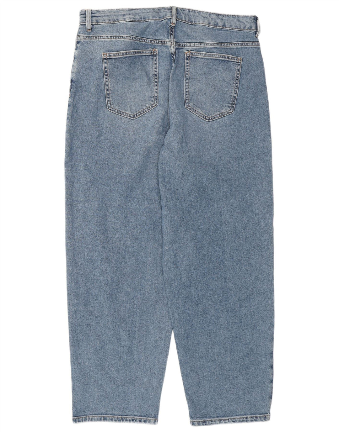 MARKS & SPENCER Vaqueros de cintura alta para mujer UK 40 Large W34 L28 Azul