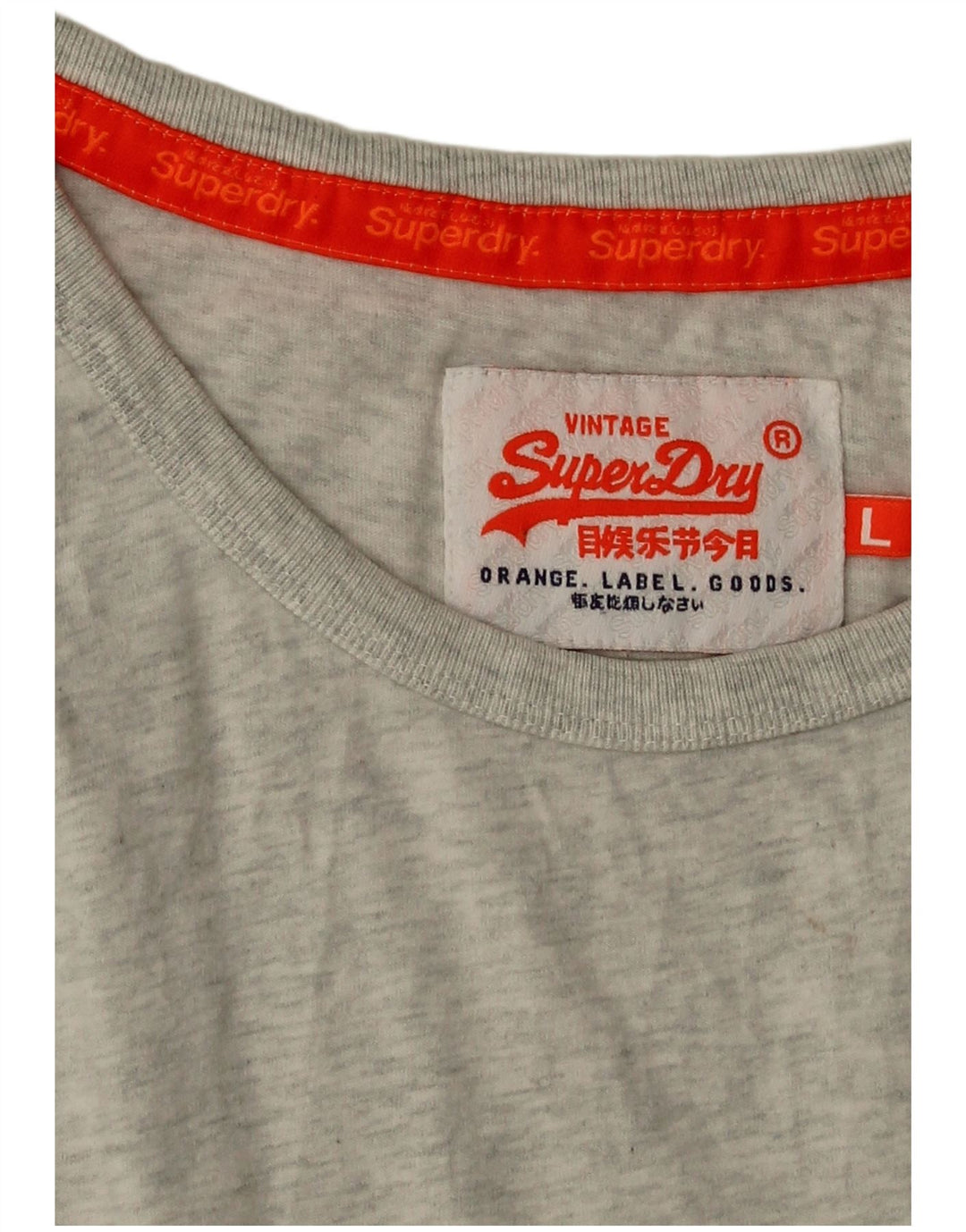 Superdry Hombre Chaleco Top Grande Gris Algodón