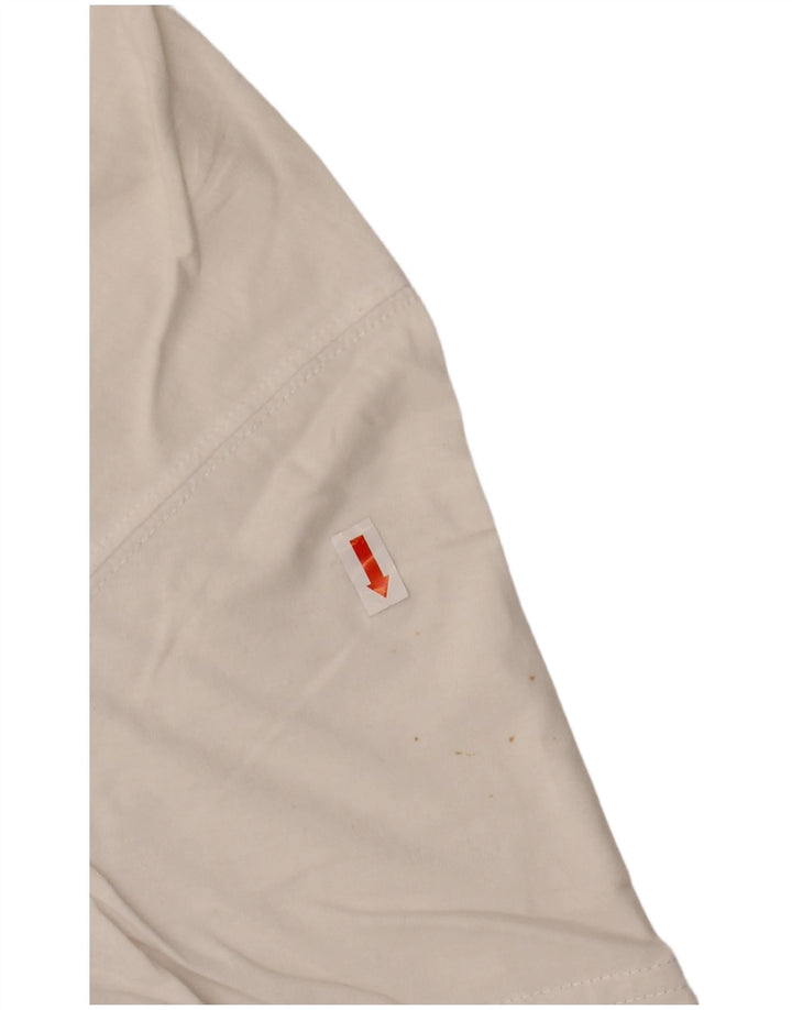 La Martina Hombre Camiseta Gráfica Top Medium Blanco