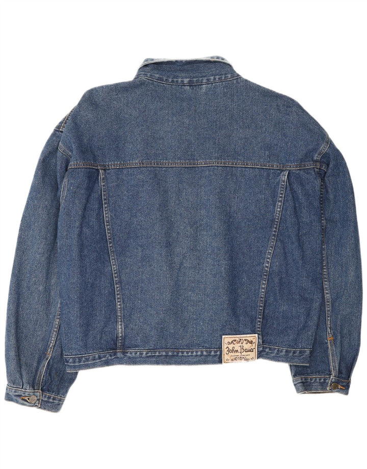 JOHN BAUER Chaqueta vaquera para hombre UK 48 4XL Algodón azul