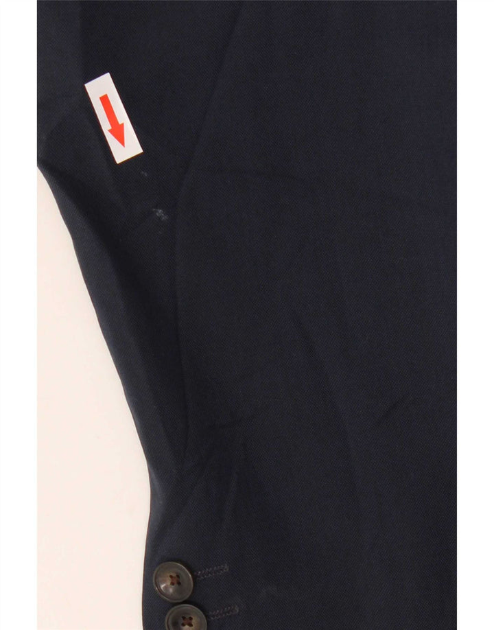 Marks & Spencer Chaqueta tipo blazer de 2 botones para hombre UK 46 3XL Poliéster azul marino