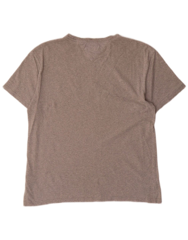 TOMMY HILFIGER Camiseta gráfica de ajuste regular para mujer UK 44 Gris medio