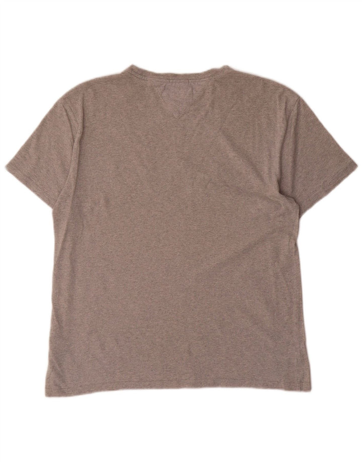 TOMMY HILFIGER Camiseta gráfica de ajuste regular para mujer UK 44 Gris medio