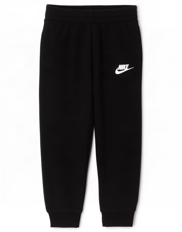 Nike - Pantalones de chándal para niño, 5-6 años, talla mediana, color negro, algodón
