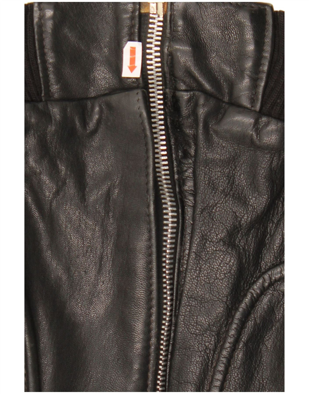 VINTAGE Chaqueta de cuero para hombre Reino Unido 40 Cuero negro grande