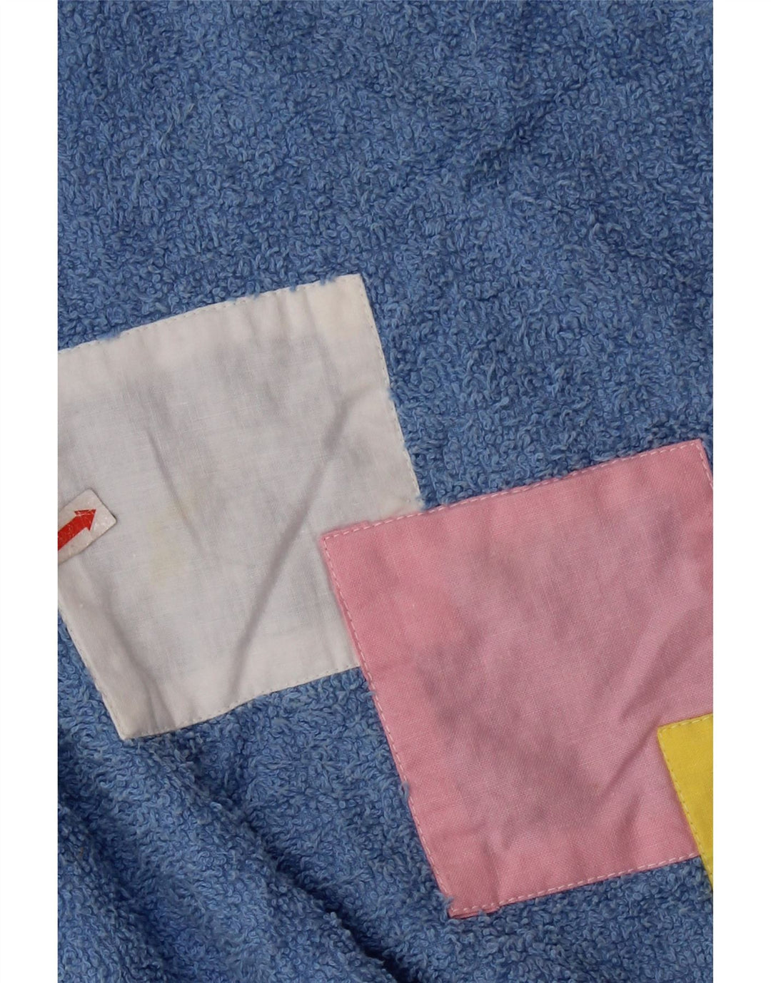 VINTAGE Mujer Barco Cuello Jersey Suéter Reino Unido 16 Grande Azul Colorblock